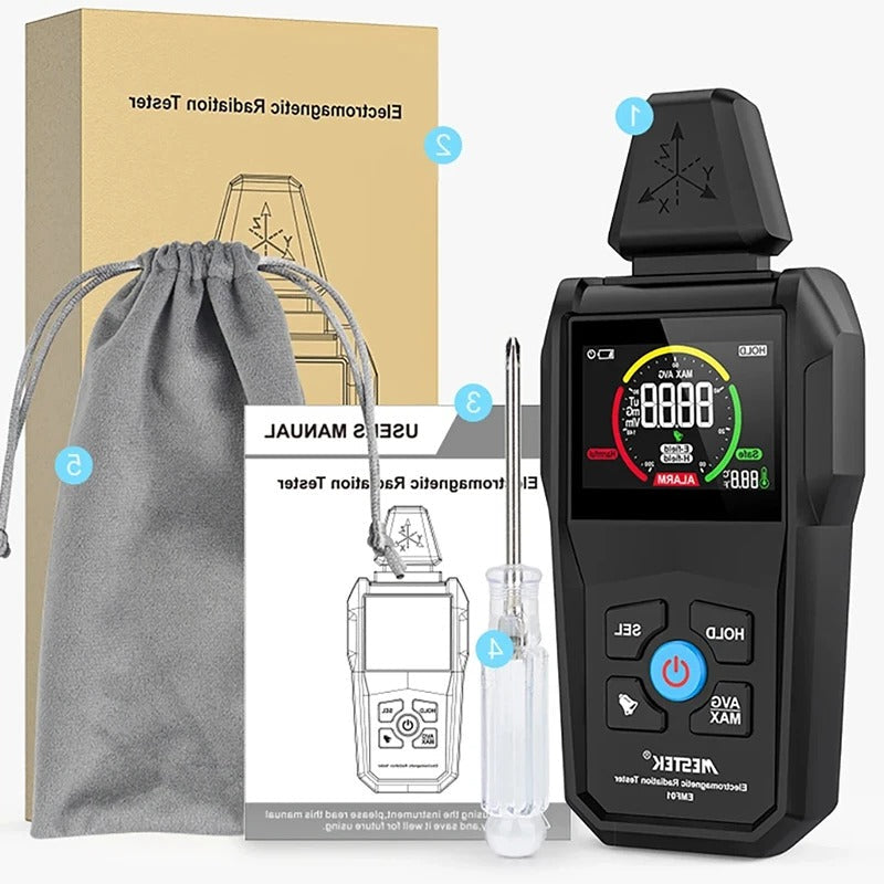 EMF01 Digital Electromagnetic Radiation Detector Meter