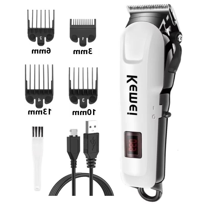 Electric Hair Clipper – Professional Wireless Rechargeable Trimmer