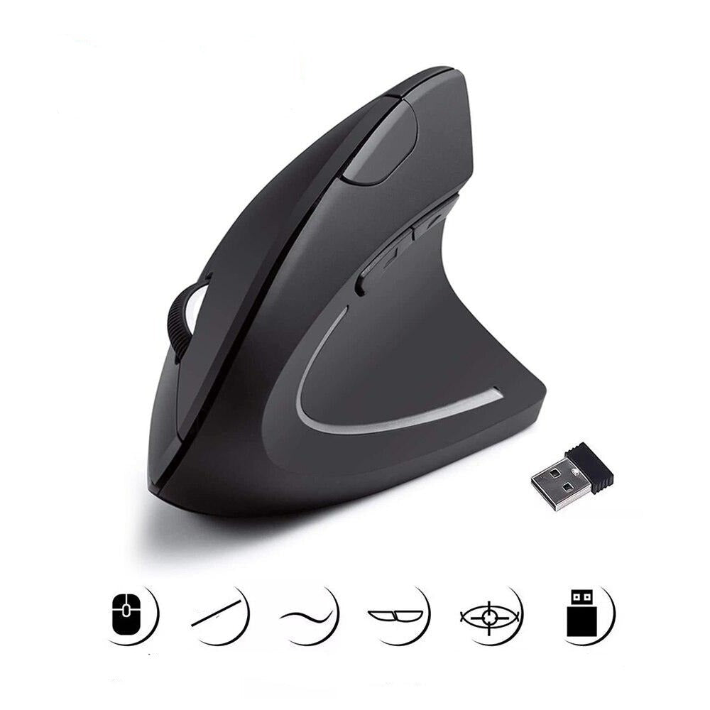 Ergonomic Wireless Vertical Mouse with Adjustable DPI Settings

