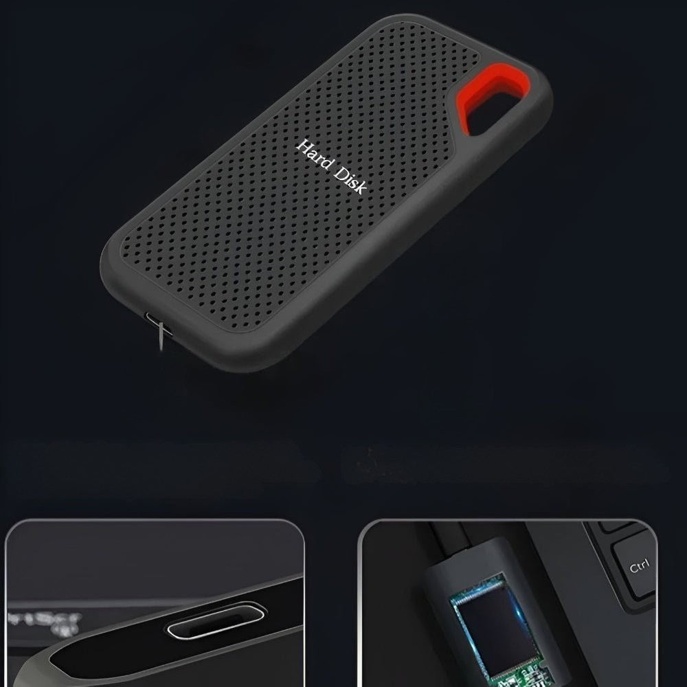 DataCore Ultra Portable SSD | Shock-Resistant High-Speed External Storage USB-C