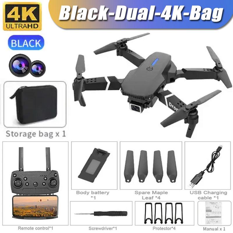 4K Foldable RC Drone with Dual Cameras & WiFi FPV
