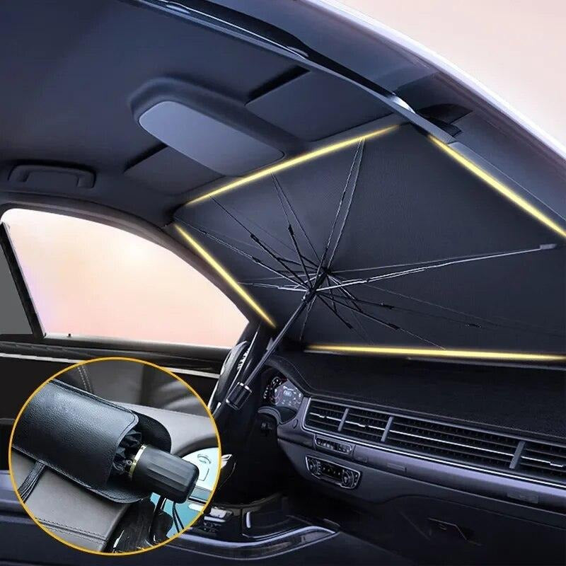 Foldable Car Windshield Sunshade Umbrella UV Protection

