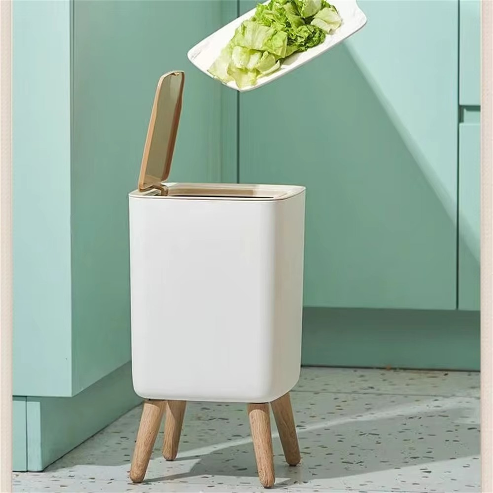 Foot Pedal Trash Can Odor-Sealed Hygienic Bin
