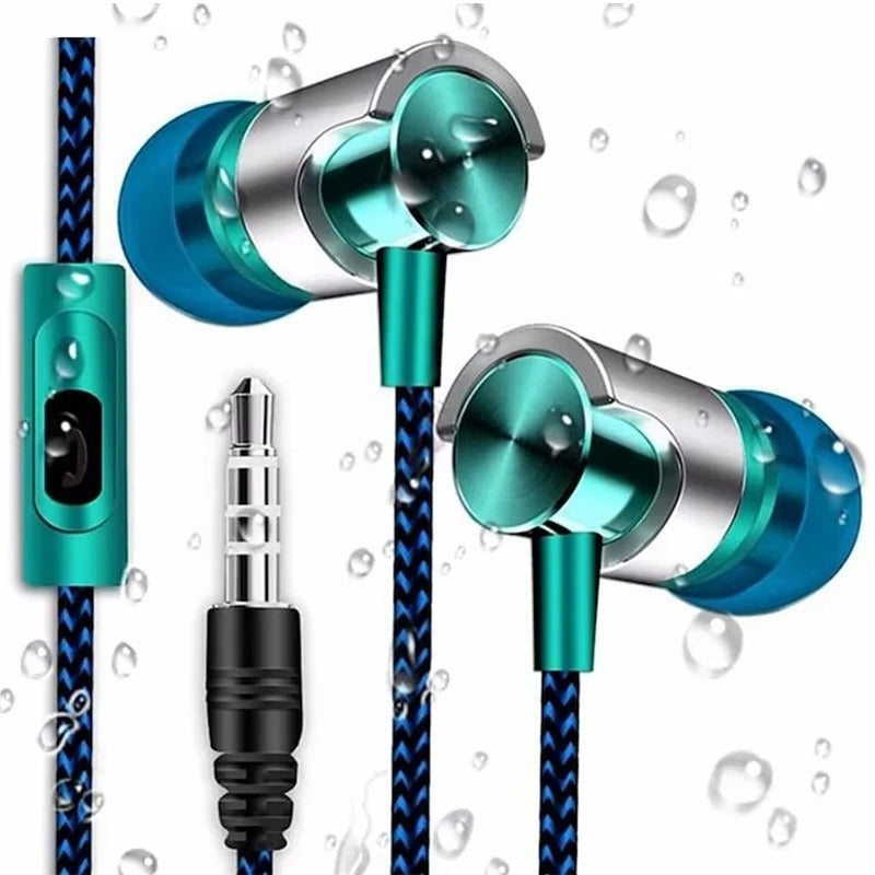 Hi-Fi Wired In-Ear Earphones – Noise Cancelling, Ergonomic 3.5mm Headphones