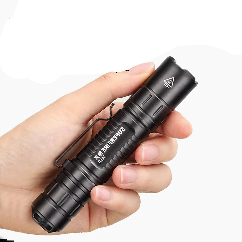 LED Tactical Flashlight – 1100LM Rechargeable Torch with 18650 Battery
