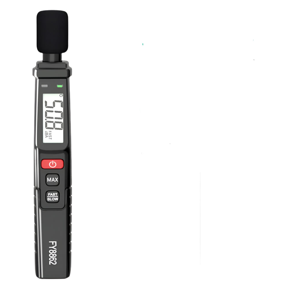 MASTFUYI FY8862 Sound Level Meter – Portable A-Weighted Decibel Meter 30dB–130dB Noise Volume Measuring Instrument

