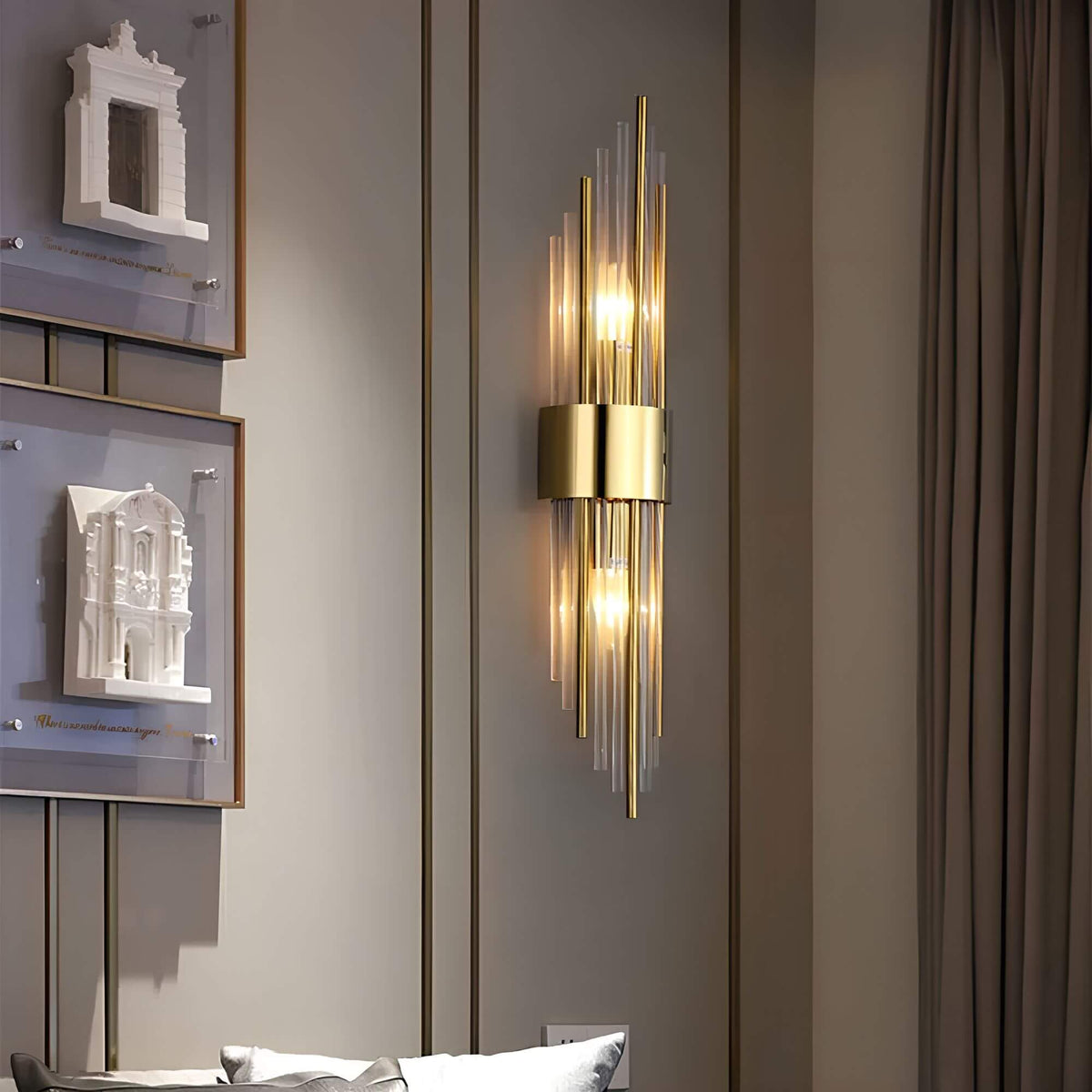 CrystalGlow LED Wall Light | Sparkling Crystal Wall Sconce