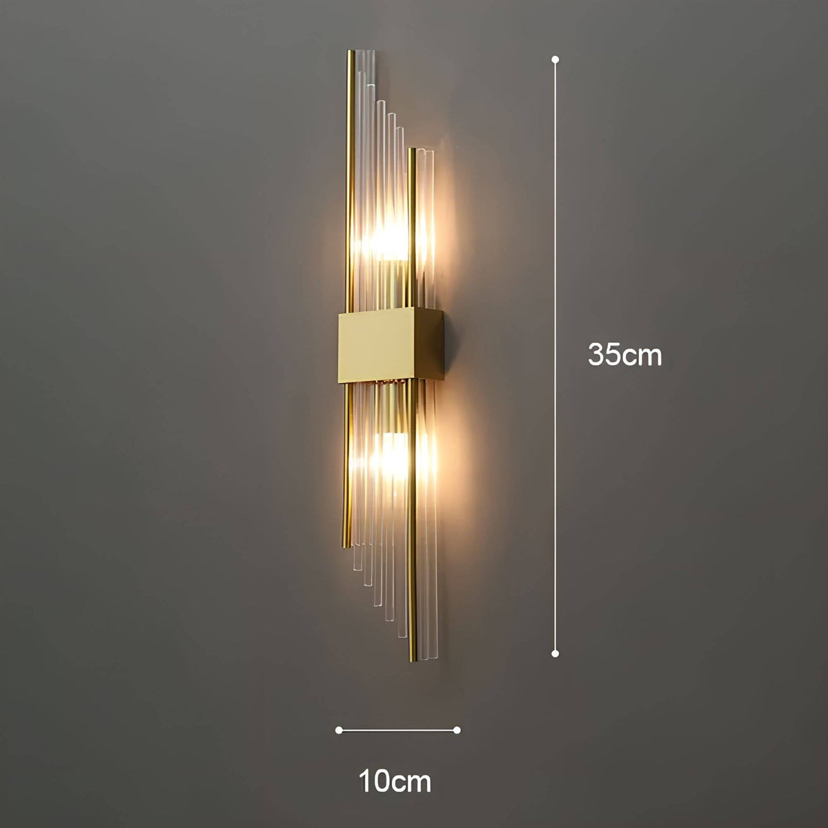 CrystalGlow LED Wall Light | Sparkling Crystal Wall Sconce