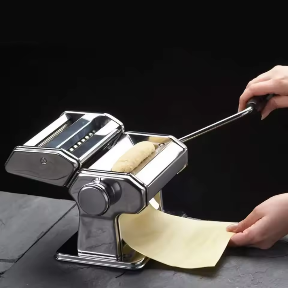 Manual Pasta Maker Machine Stainless Steel Noodle Roller
