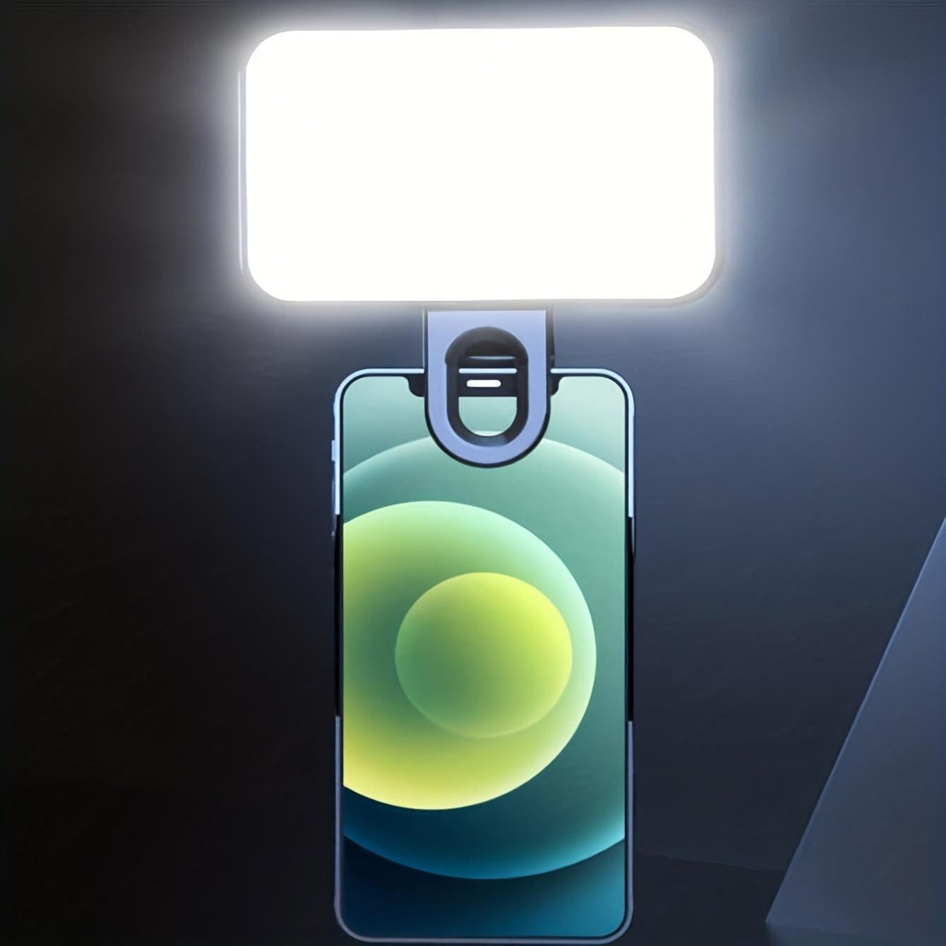 Mini Rechargeable Clip-On Selfie Light for Phones & Laptops

