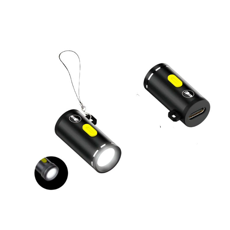 Mini USB-C Rechargeable LED Flashlight – High Brightness Portable Torch
