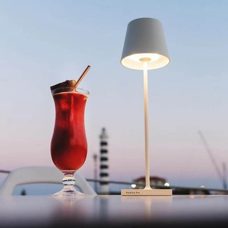 LumiTone Rechargeable LED Table Lamp | Wireless Touch Lamp with 10 Colour Modes