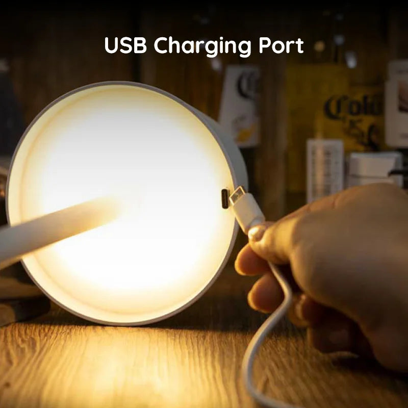 LumiTone Rechargeable LED Table Lamp | Wireless Touch Lamp with 10 Colour Modes
