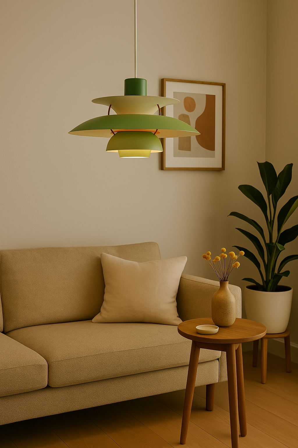 LumiRound LED Ceiling Light | Dimmable Modern Ceiling Lamp for Living Room & Office