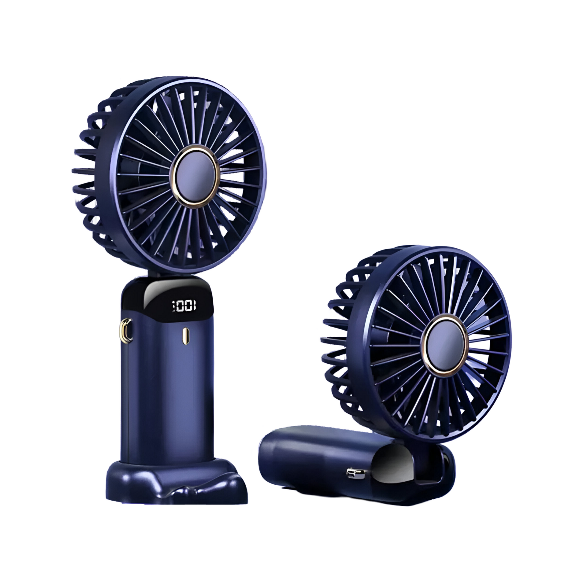 Portable Rechargeable Handheld Fan with Adjustable Speed Settings