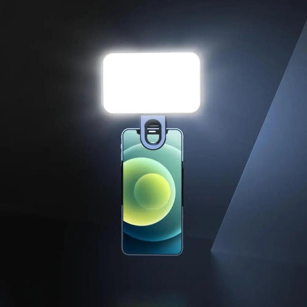 Portable Rechargeable Selfie Ring Light with Adjustable Brightness

