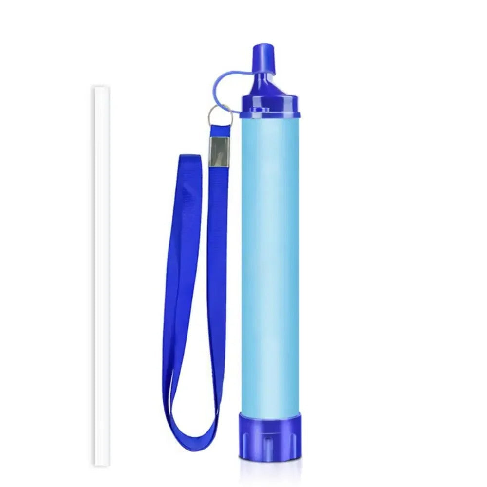 Portable Water Filter Straw – Lightweight Survival Water Purifier
