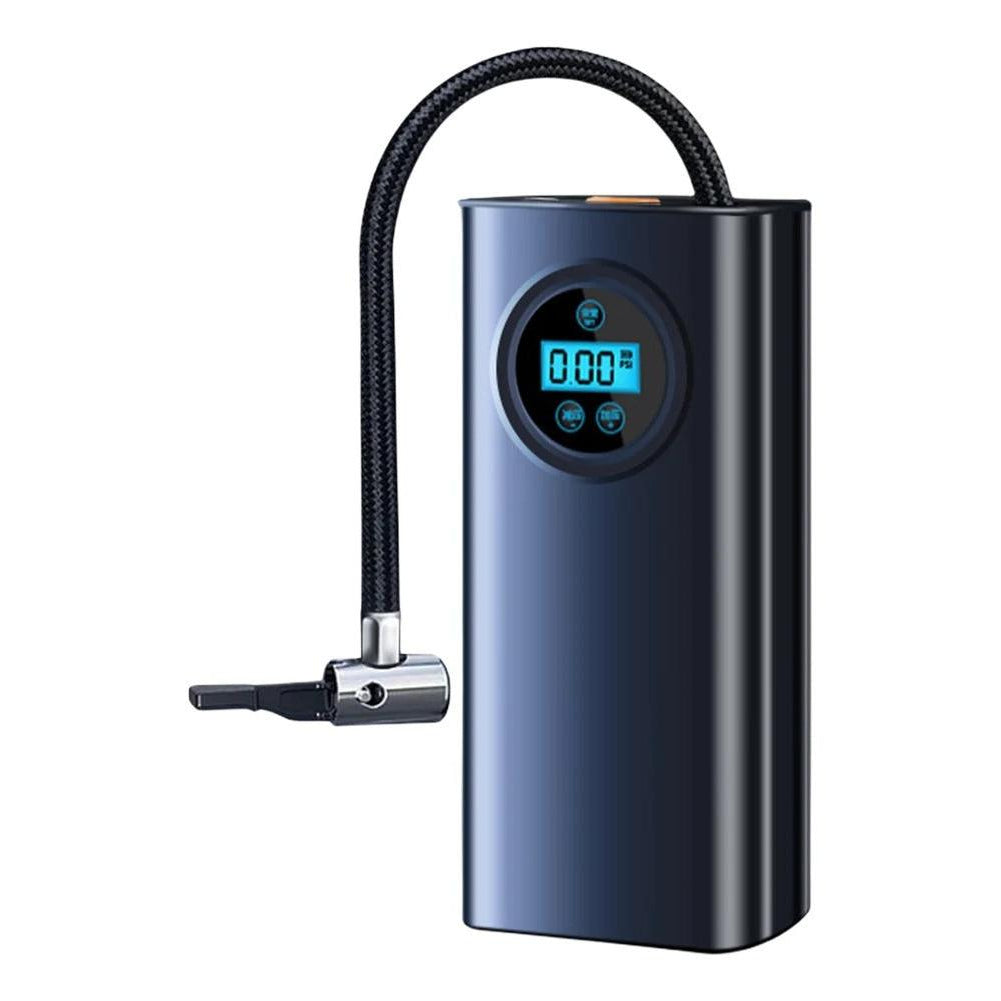 Rechargeable Electric Tyre Inflator – Portable Air Compressor with LCD

