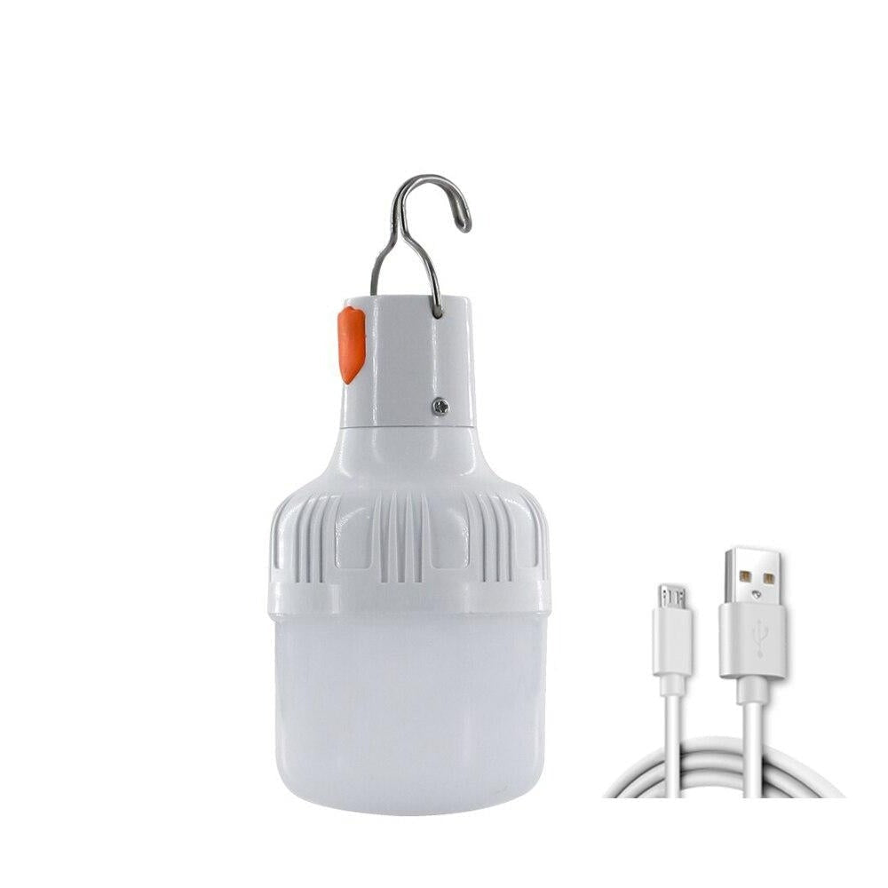 Rechargeable LED Camping Lantern with Hook & USB

