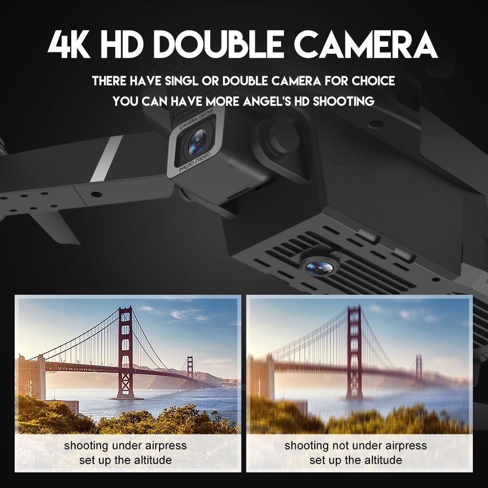 4K Foldable RC Drone with Dual Cameras & WiFi FPV