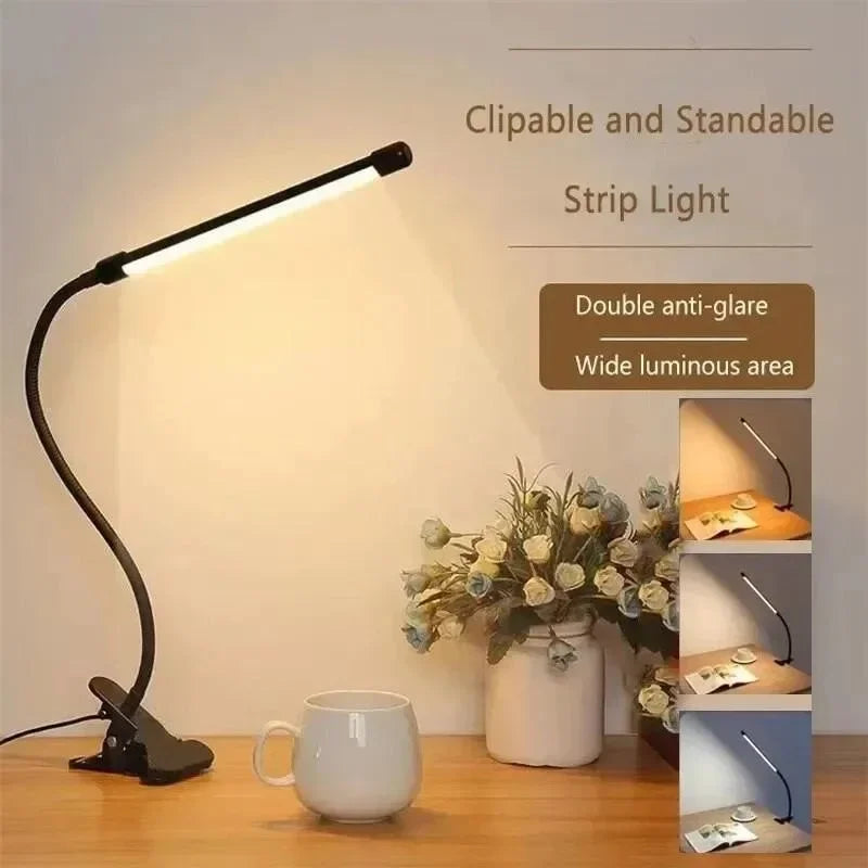 FlexiBeam LED Clip Desk Lamp