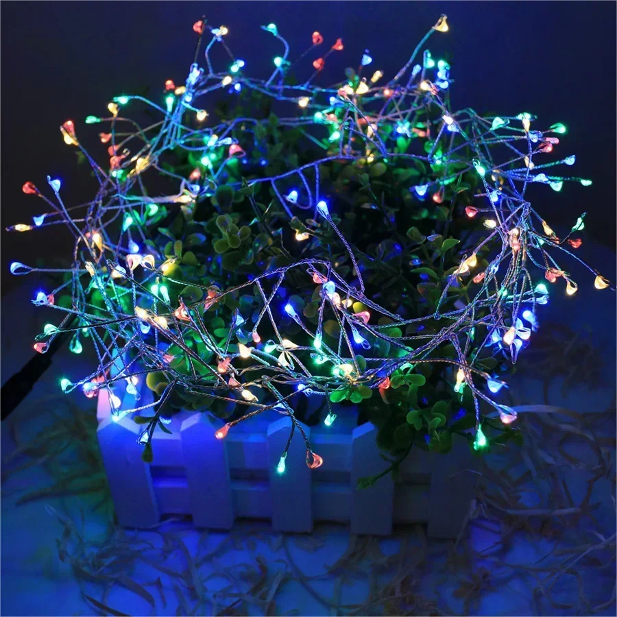 Silver Wire Cluster Lights