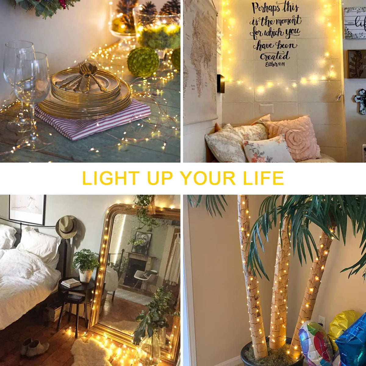 200m Christmas String Fairy Lights Garland 2024 Waterproof Mini LED Decoration Outdoor Garden Gift Ornament New Year tree decor