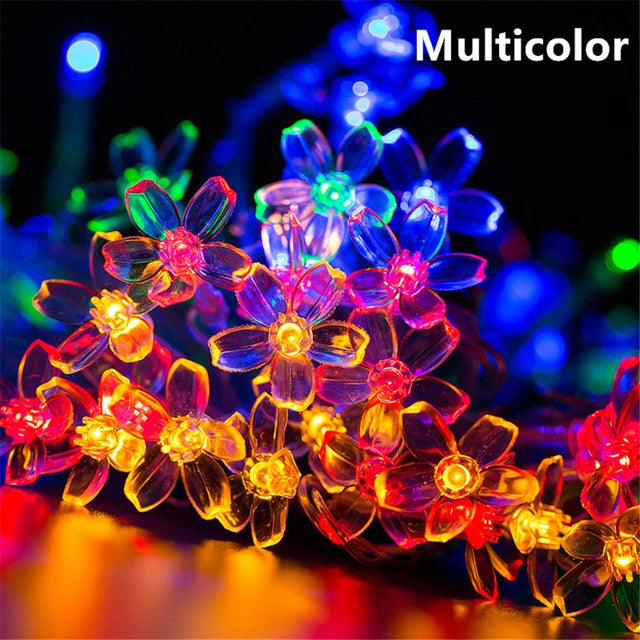 Cherry Blossom Fairy Lights - Multicolor / 1.5M10LED / USB Plug
