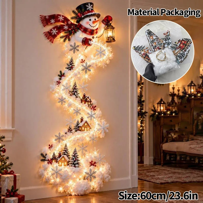 Santa Sleigh Wall Light - S1
