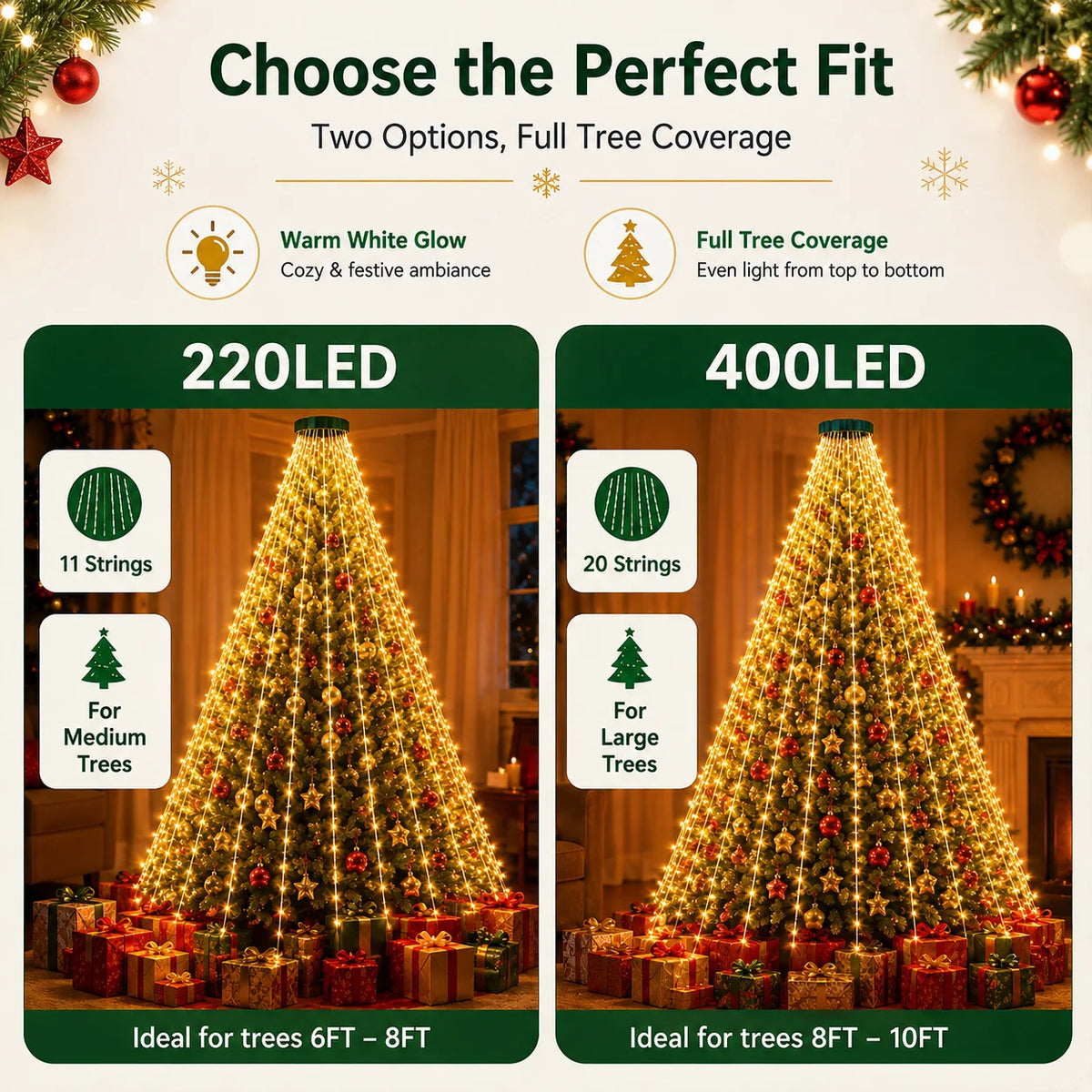 Ring Top Christmas Tree Lights