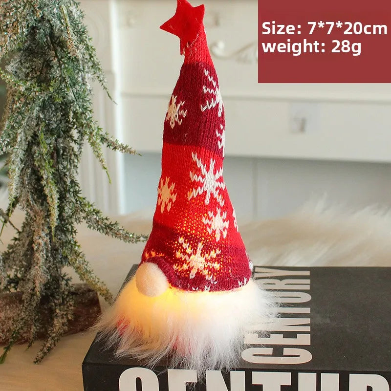 Glowing Christmas Gnome - A