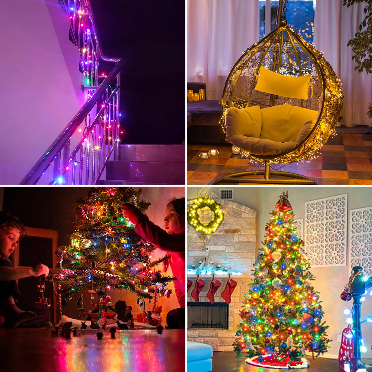 Christmas Garland Fairy Lights