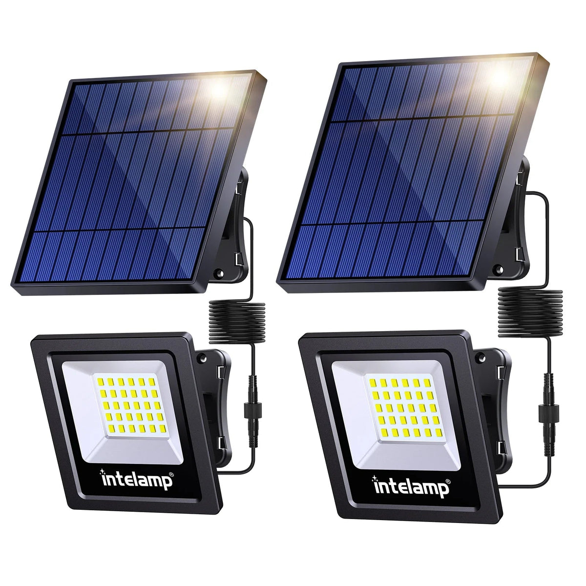 SolarGuard Duo LED Security Floodlight [2 pack]