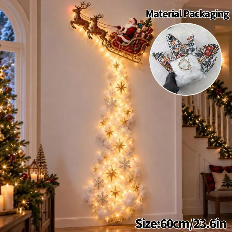 Santa Sleigh Wall Light - S8