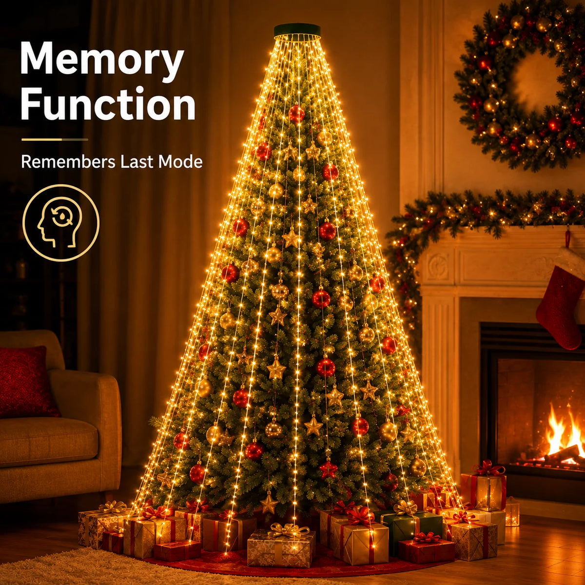 Ring Top Christmas Tree Lights