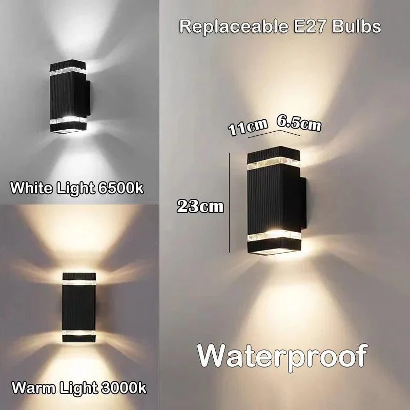 LumiArc LED Outdoor Wall Light [2 pack]