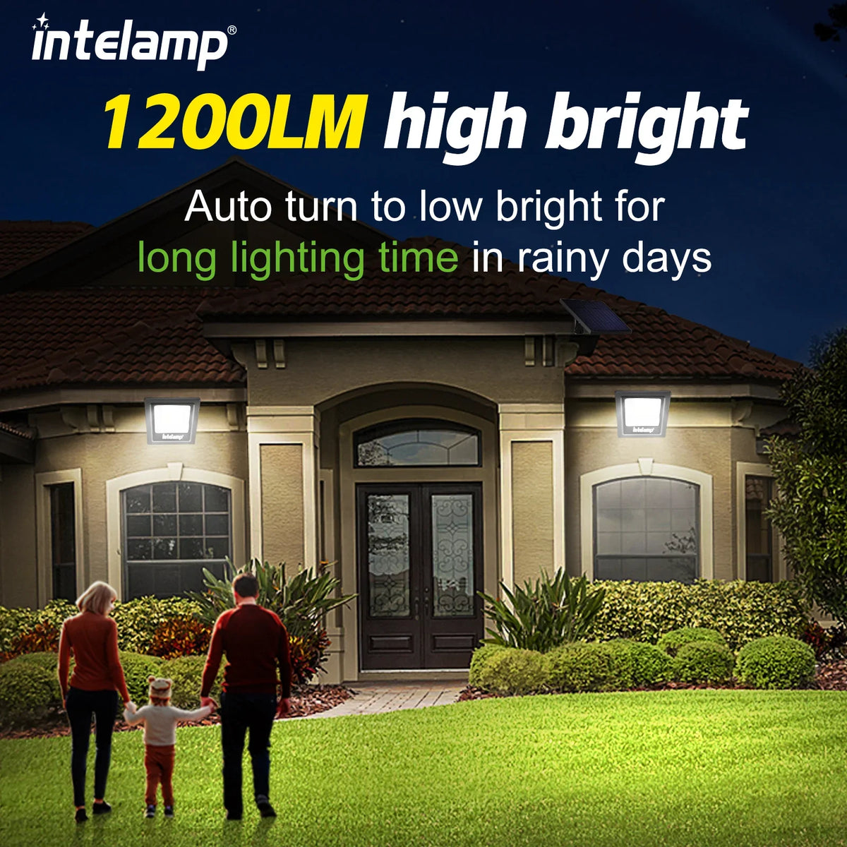 SolarGuard Duo LED Security Floodlight [2 pack]