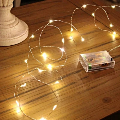 Battery Copper String Lights - Warm / 1M 10LEDs