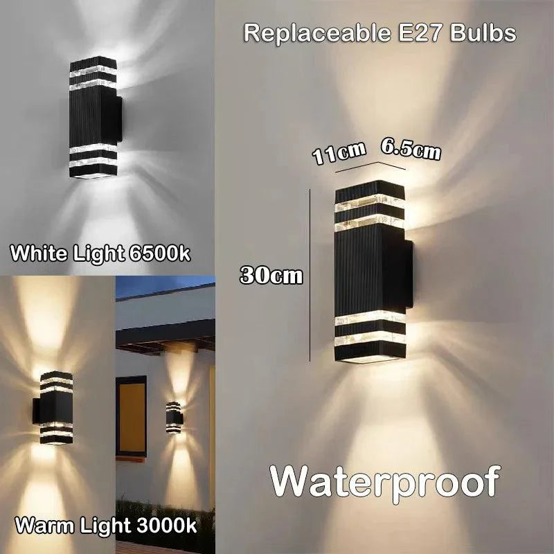 LumiArc LED Outdoor Wall Light [2 pack]