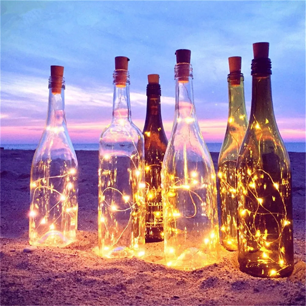 Wine Bottle Cork Lights