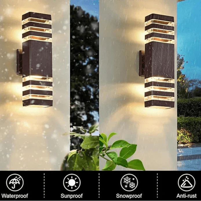 LumiArc LED Outdoor Wall Light [2 pack]