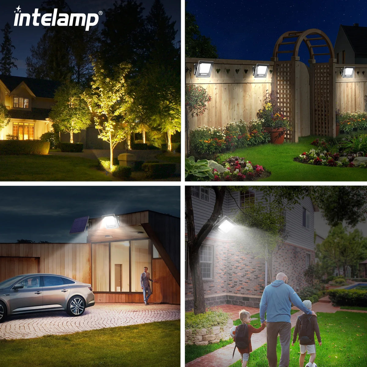SolarGuard Duo LED Security Floodlight [2 pack]