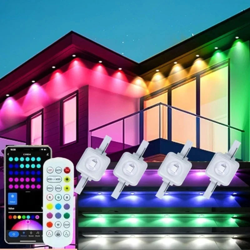 Smart RGB Eave Lights - RGB EU Plug / 10M-33ft-USB PLUG