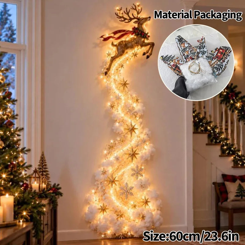 Santa Sleigh Wall Light - S9