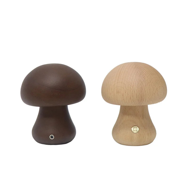 MushGlow Touch LED Table Lamp | Dimmable Mushroom Night Light | USB Rechargeable