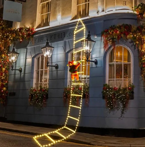 Climbing Santa Lights - 3M  Warm
