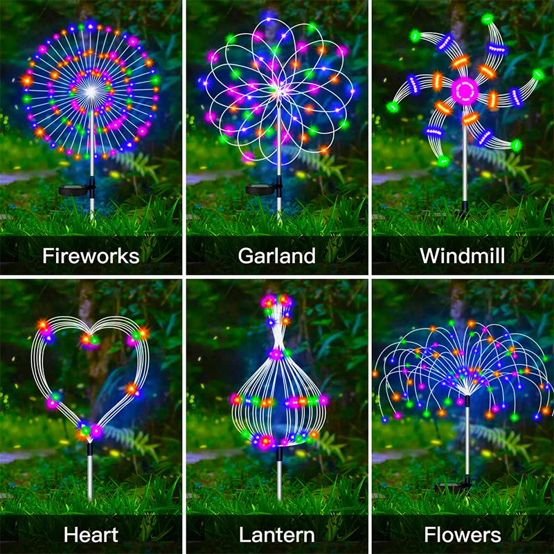 Solar Starburst Garden Lights