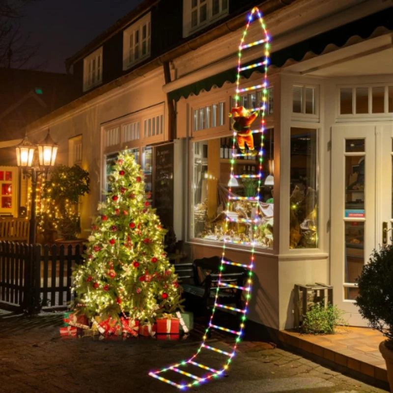 Climbing Santa Lights