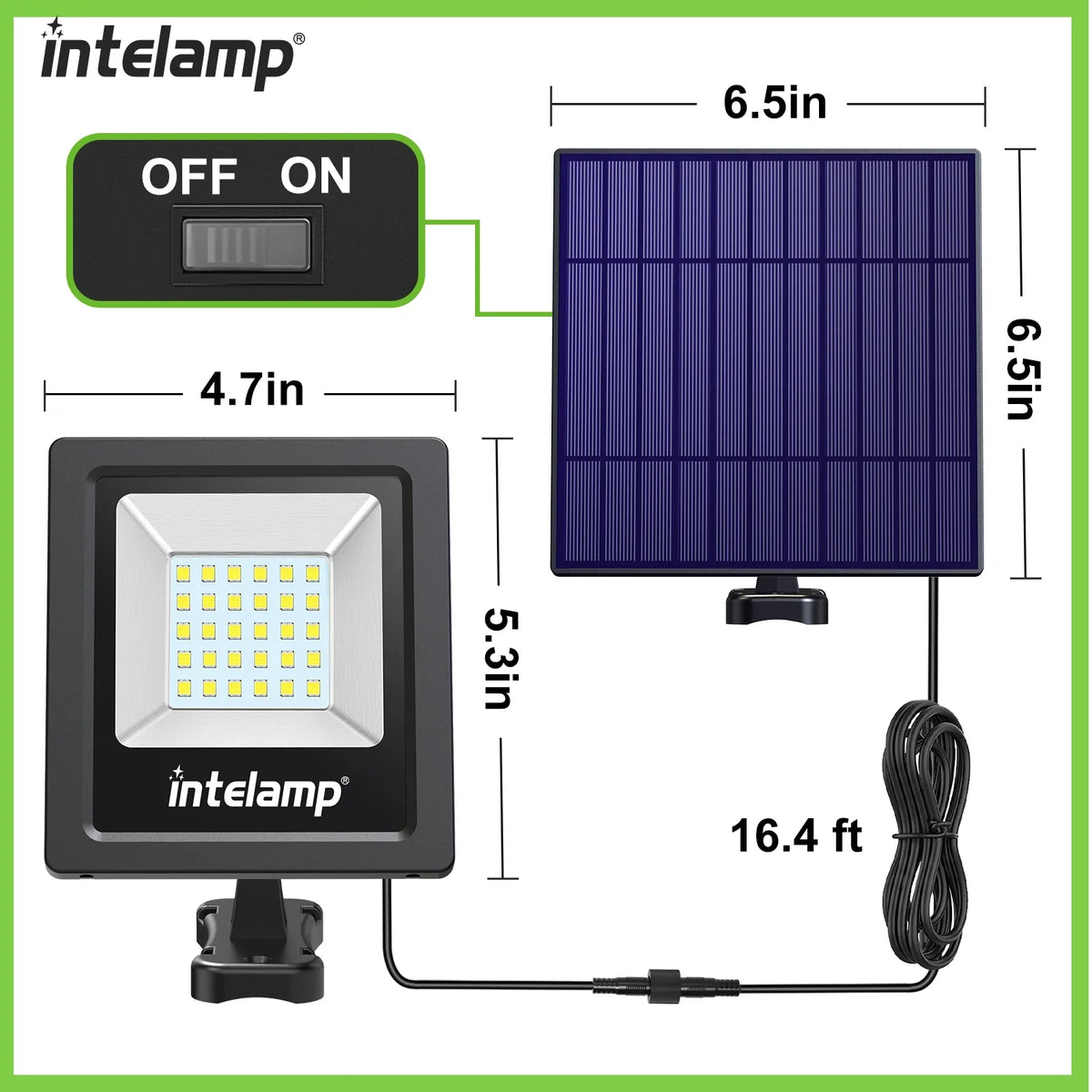 SolarGuard Duo LED Security Floodlight [2 pack]