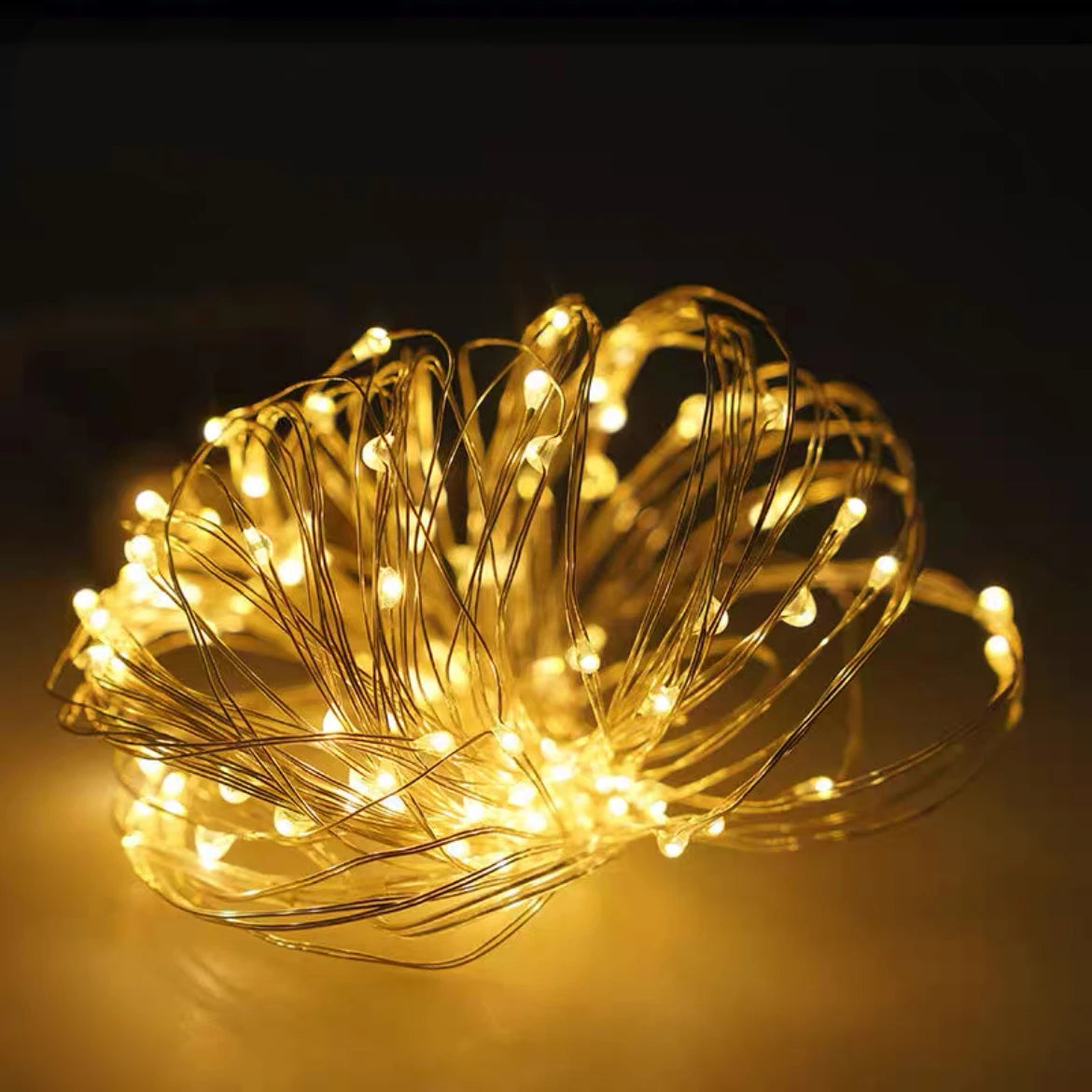 Battery Table Fairy Lights - warm White / Battery / 20m 200leds
